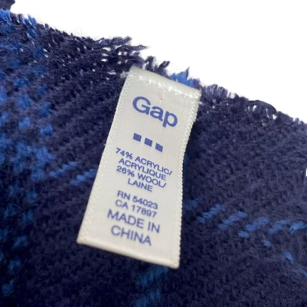 GAP blue plaid